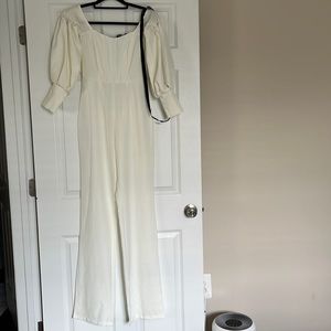 Never worn white jumpsuit